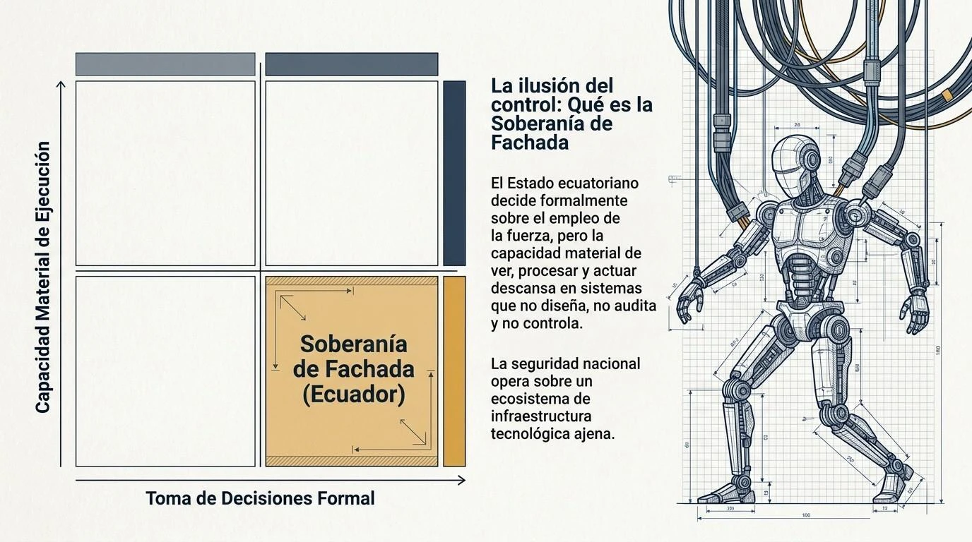 Figura 3. La soberanía de fachada: decisión formal y capacidad material