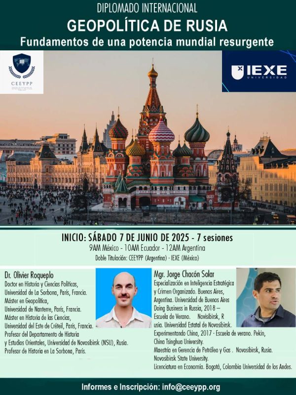 DIPLOMADO INTERNACIONAL: GEOPOLÍTICA DE RUSIA