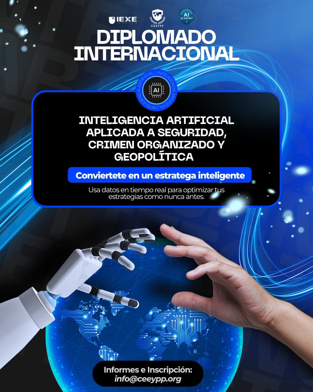 Diplomado Internacional en Inteligencia Artificial Aplicada a Seguridad, Crimen Organizado y Geopolítica